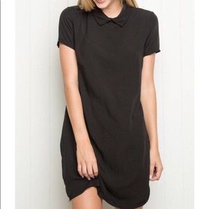 Brandy Melville Black Collared Dress